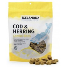 Icelandic+ Cod & Herring Combo Bites Fish Dog Treat 3.52oz 